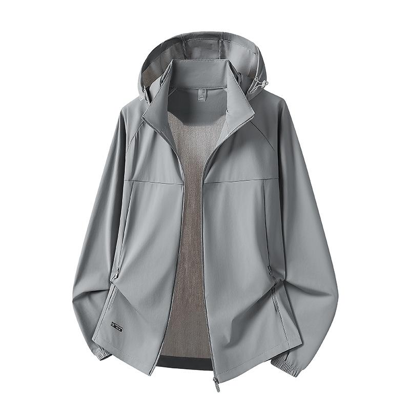 Ice silk sunscreen clothing for men and women, light and breathable in summer, ice-feeling outdoor UV-proof skin clothing jacket 1 formulated LOG