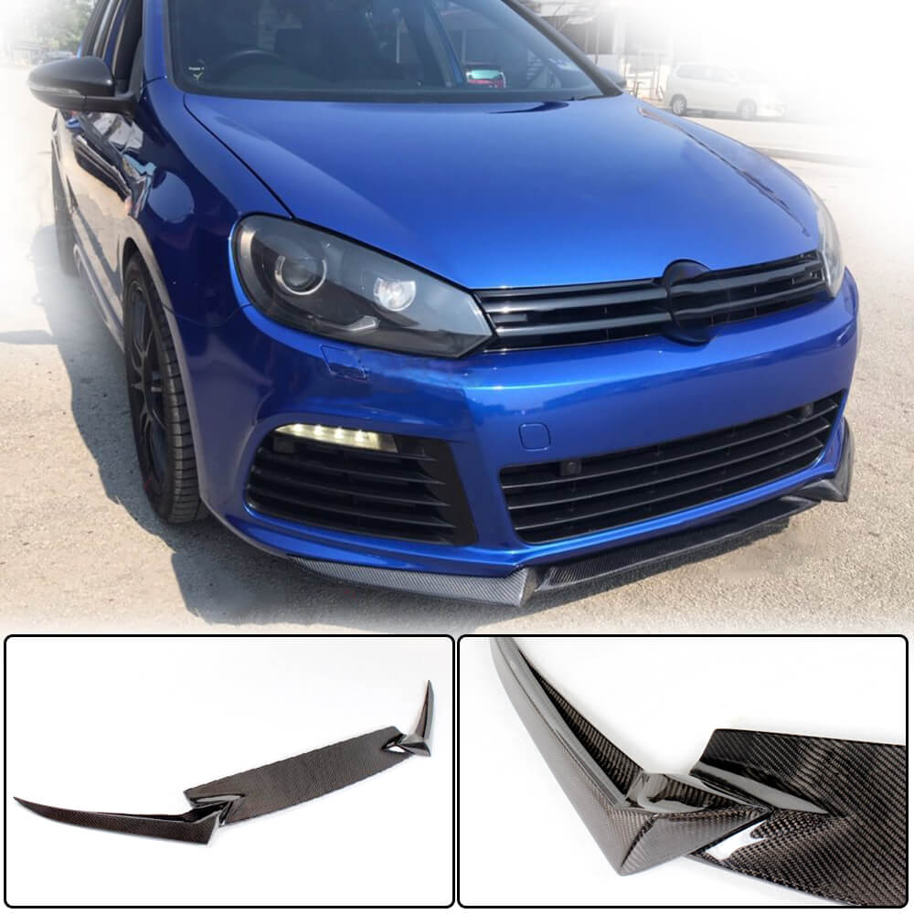 

Front Bumper Lip V3 (R HB 2010-2013, Carbon) for Volkswagen Golf 6