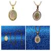 Graceful Stainless Steel Necklace Women Religious Statement Necklace Comfortable Chain Necklace for Religious Activity