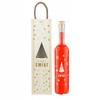 WOODEN BOX + FUTURA Bottle 0.5l with CHRISTMAS TREE Print