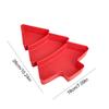 Christmas Tree Fruit Plate Snack Plate Candy Plate Marry Christmas Party Decorations for Home Navidad Noel Natal Xmas Gift
