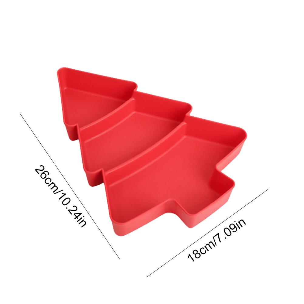 Christmas Tree Fruit Plate Snack Plate Candy Plate Marry Christmas Party Decorations for Home Navidad Noel Natal Xmas Gift