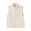 MUJI Boa Fleece XL Women's Vest, BB2T8A5A, Ivory, Women's