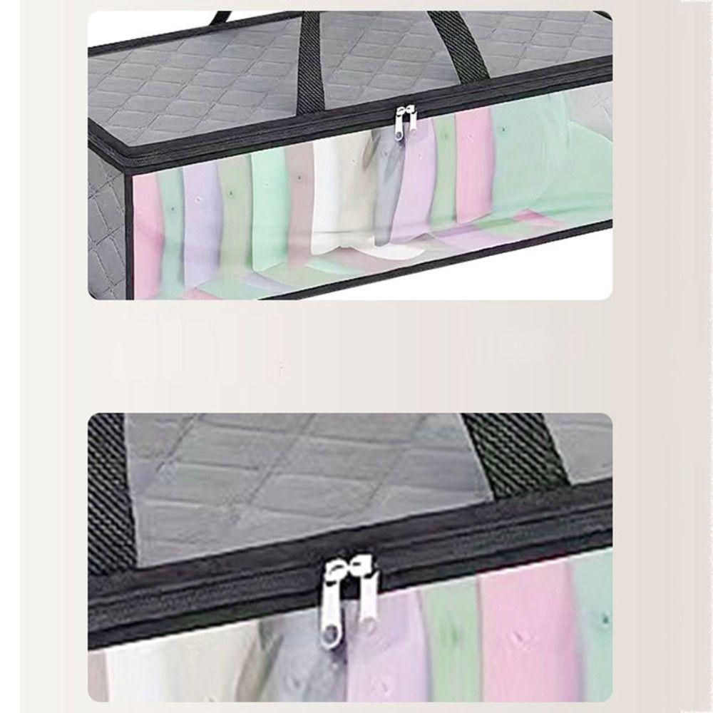 Large Capacity Clothes Organizer Bin Non-woven Fabric Christmas Ornament Storage Box