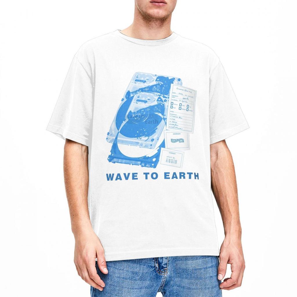 Wave To Earth Summer Flows Korea Band Shirt Merch Men Women 100% Cotton Vintage T-shirt Short Sleeve Clothes Plus Size
