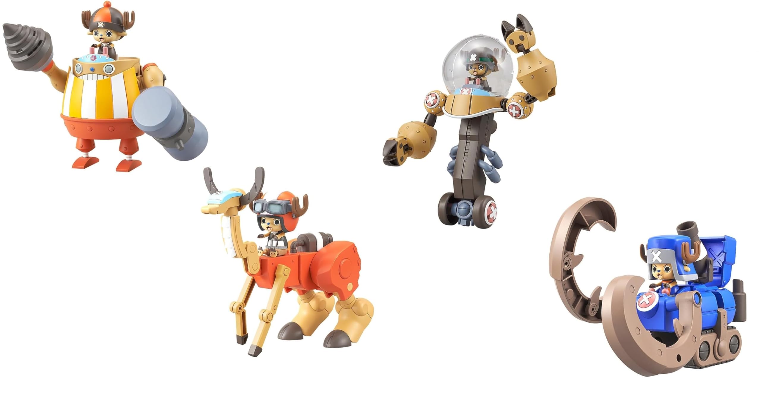

BANDAI SPIRITS Робо-Чоппер Супер и 5 Рогов Кунг-Фу и Ходьба Пластиковые Модели [Комплект Продажи] 2, 3, 4, (Тяжелая Броня, Бульдозер, Гонщик, Прыгун) Предварительно окрашенный