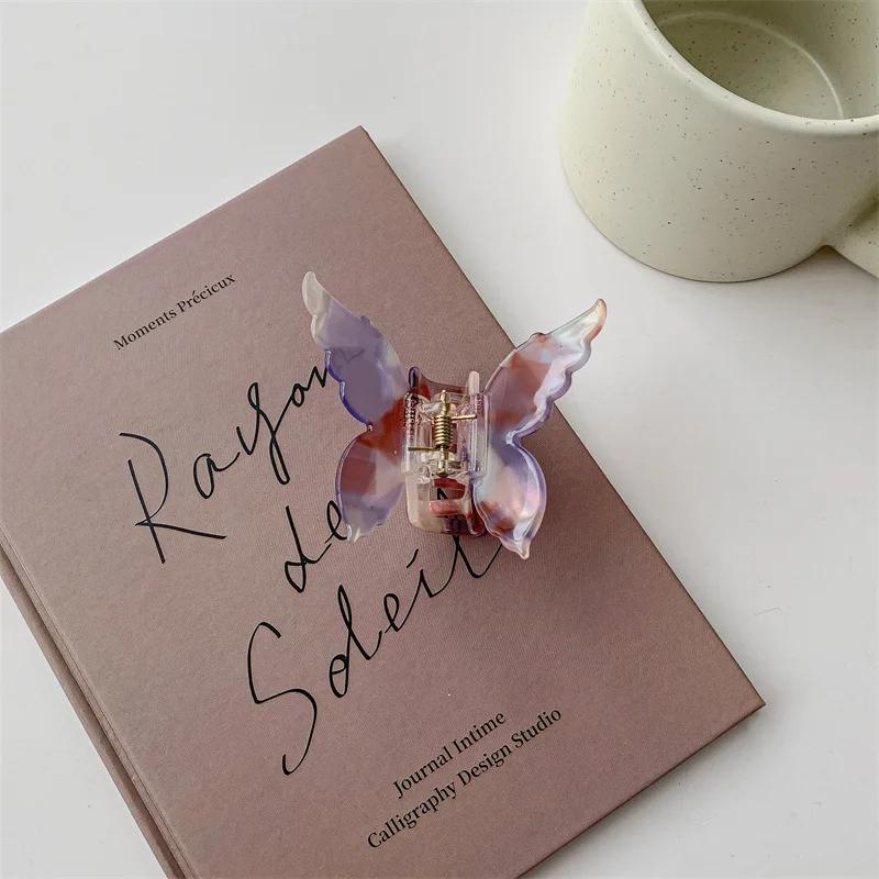 Haarnadel Einzigartige Form Französisch Hinterkopf Meerjungfrau Jifa Rosa Schmetterling Bekleidungszubehör Vintage Haarnadel Französische Haarnadel Retro