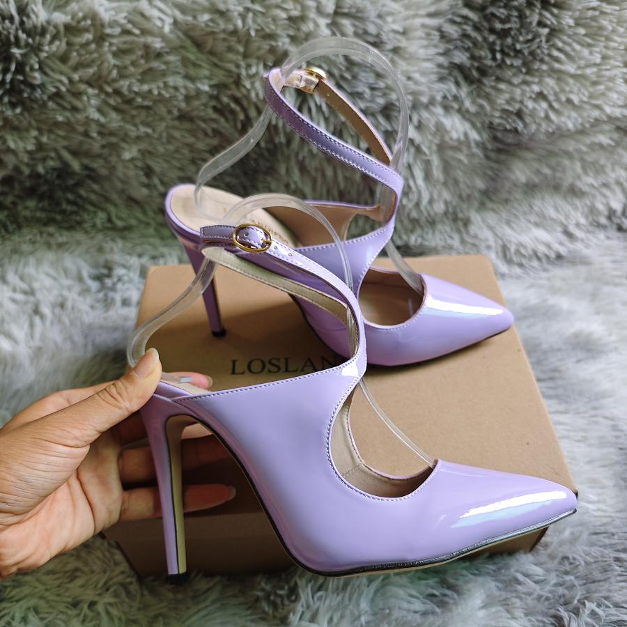 Dámské sandály Sexy duté lodičky 11cm Špičatá špička Vysoké podpatky Pásek kolem kotníku Stiletta Nighclub Party Šaty Svatba Jazzové taneční boty