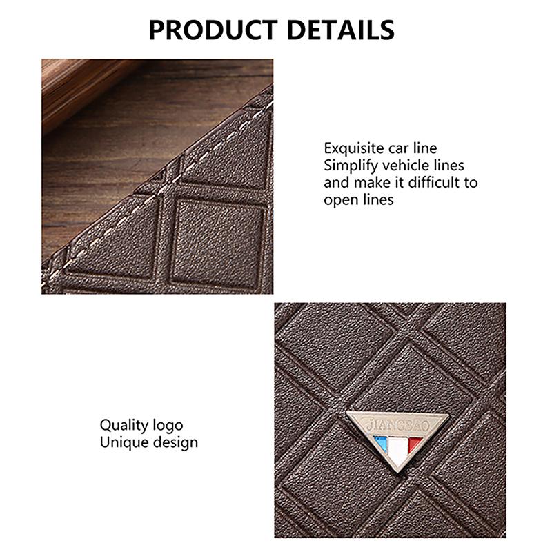 Business Men'S Wallets Pu Leather Soft Multifunctional Coin Pocket Id Credit Cards Holder Male Money Coin Photos Short Purses