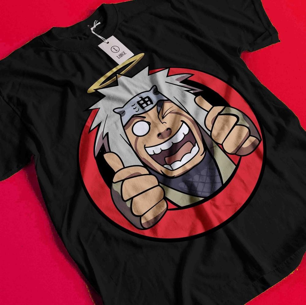 

Jiraya T-Shirt Naruto Tshirt Tsunade Shirt Madara Kakashi Itachi Pain Minato Tee BB1244 XL