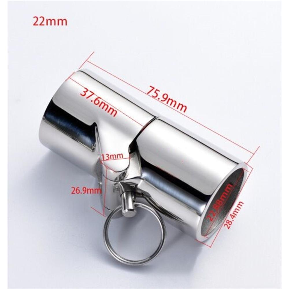 

Соединитель труб для перил из нержавеющей стали, складной, поворотный, для (25 Мм) 1 В. Или (22 мм) 7/8 дюйма. Трубный соединитель Морское оборудование 22mm