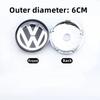 New 2026 4PCS Volkswagen 56mm 60mm 65mm 70mm 76mm Car Wheel Center Cap Hub Covers Badge For VW Jetta MK5 Golf Passat Tiguan CC