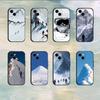 Creative Mountain Ski Motif Phone Case For 17 16 15 14 13 12 11 Mini XS XR X 6S 6 Pro Max Plus Black Soft Cover