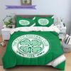 Celtic Football Club  Pattern Bedding Quilt Set  Home Decoration  Gift (1 * duvet cover + 2 * pillowcase  without core)