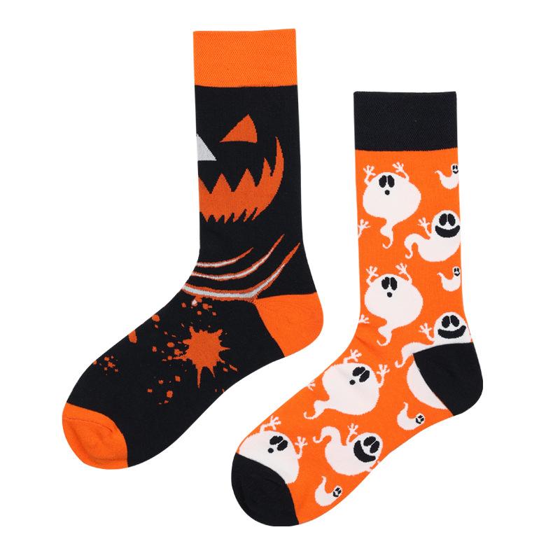 Mandarin Duck Men's and Women's Socks Original AB Trendy Socks Medium High Tube Socks Flower Fruit Animal Cartoon Cotton Socks