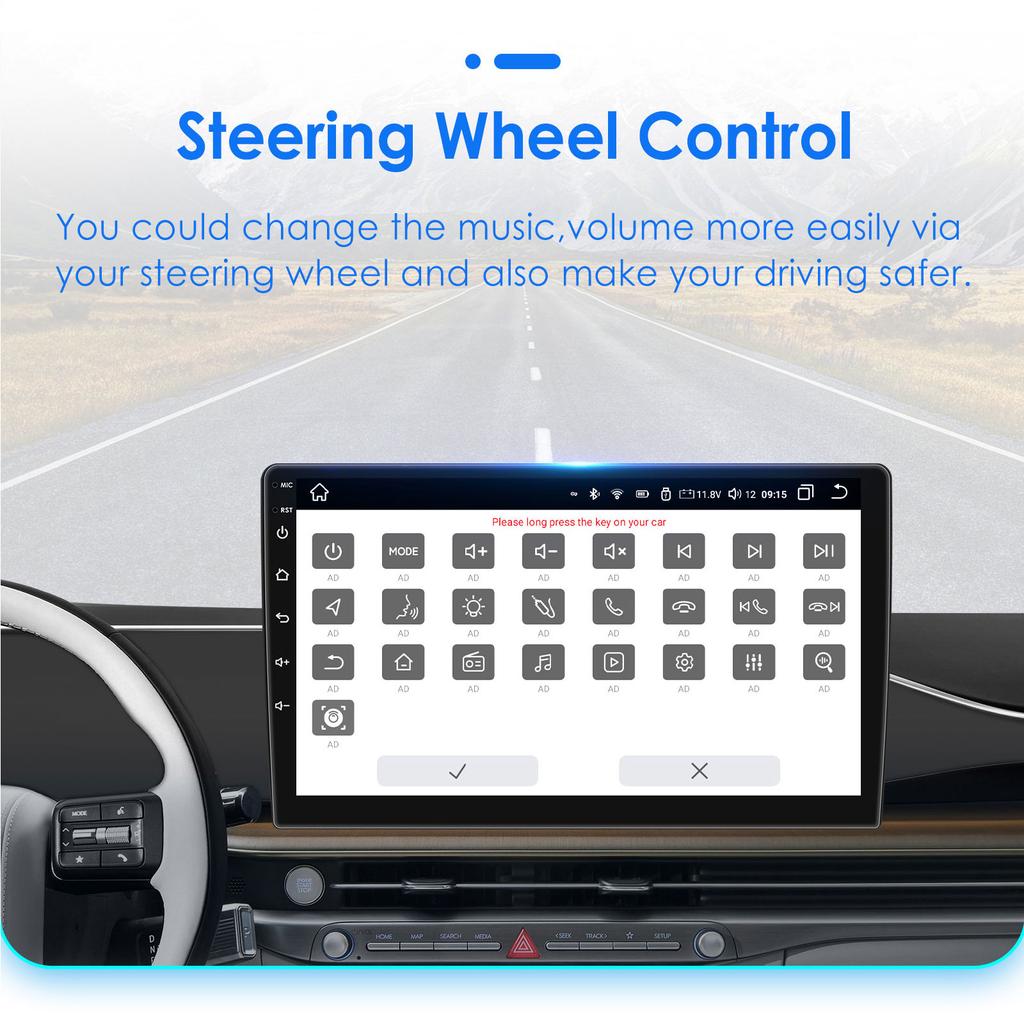 Hizpo 9'' QLED Screen Carplay 4G 2Din Android13 Car Radio for For VW MQB Polo Plus T-Cross Zoals T-Kruis T-Roc Tharu Sagitar Intelligent Autoradio