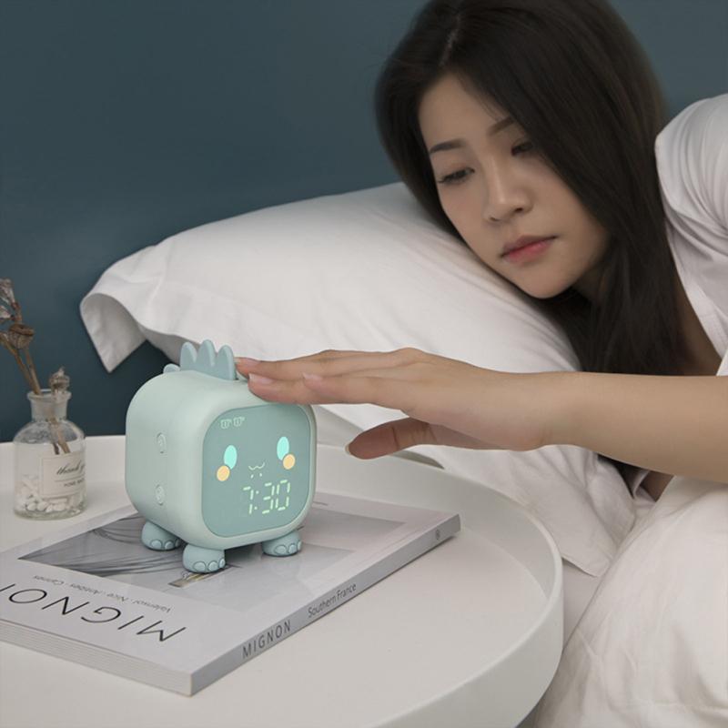 Compre Rechargeable Cute Digital Alarm Clocks Kids Dinosaur Shaped Clock Wake Up Night Lights For Barato Frete Grátis Avaliações Reais Com Fotos Joom Alarm Clock Wake Up Night Lights, Rechargeable Alarm Clock