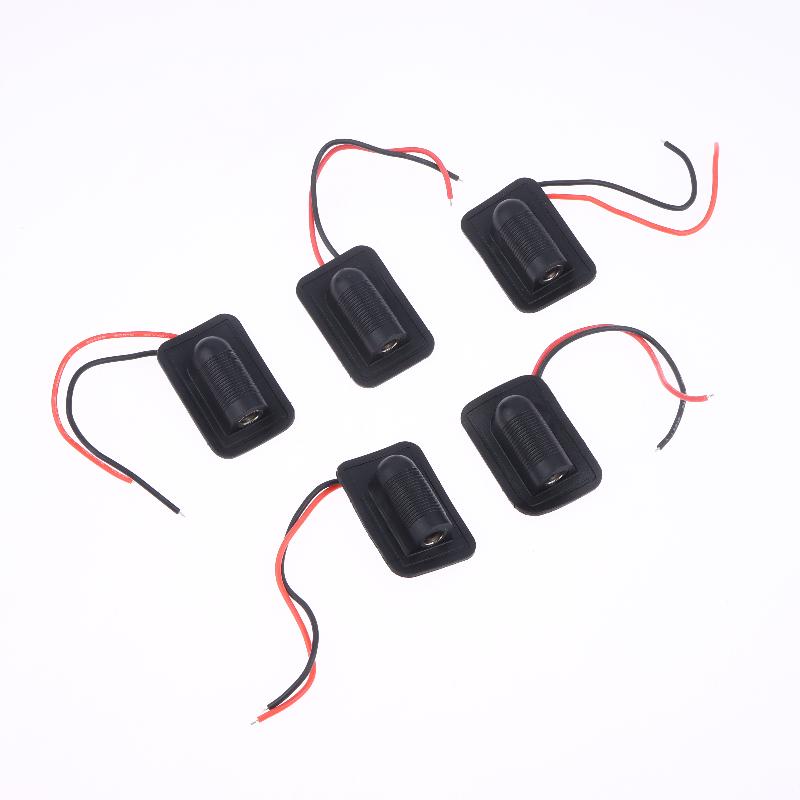 5Pcs 5.5X2.1Mm With Cable Wired Dc Power Female Dc Power Female Socket High Current All Female Power Plug Connector