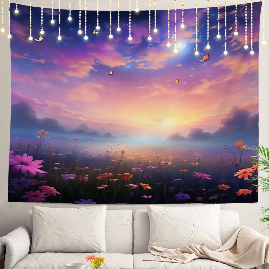 Shrahala Ocean Wave Tapestry Nature Wall Hanging Large Psychedelic Tapestry for Bedroom Living Room Dorm Black and White