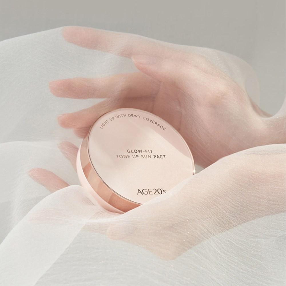 Age to Wenness Glow Fit Tone Up Sun Pact Case + Refill 2p SPF50+ PA++++ Set