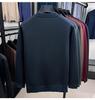 Men's Winter Thickened Velvet Knit Sweater - Warm, Versatile, Round Neck Base Layer for Casual Wear (Middle-aged & Elderly)