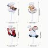 4pcs Cute Waterproof Cartoon Chef Hooks Plastic Resin Chef's Bread Hooks Wall Hanging Decorative Key Hangers Entrance