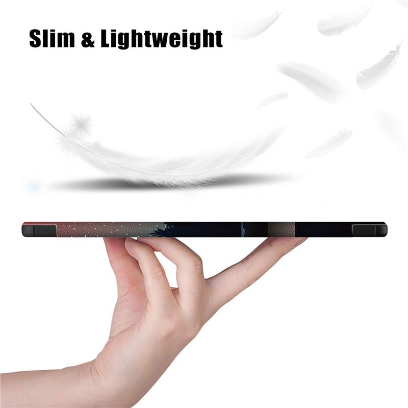 Tablet Case For Samsung Galaxy Tab S9 Plus Case 12.4 Folding Stand Hard PC Back Magnetic Book Cover For Samsung Galaxy S9 Plus Tablet Case