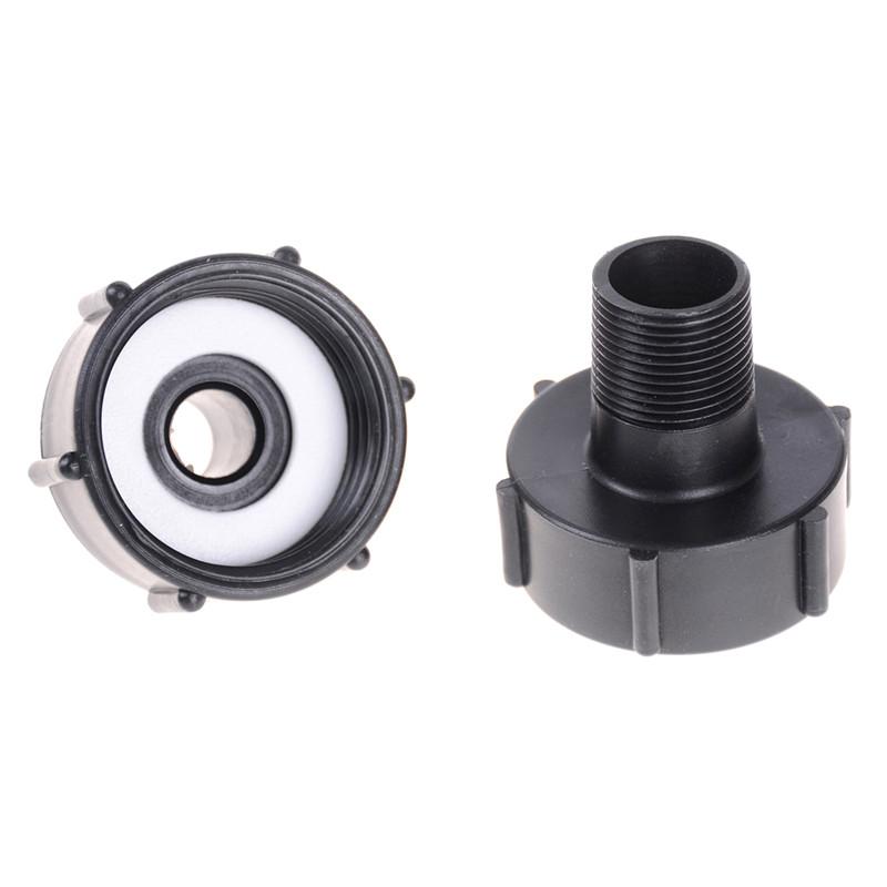 Ibc Tote adaptér vypouštění nádrže s hrubým závitem 2" na 1/2" 3/4" zahradní hadice