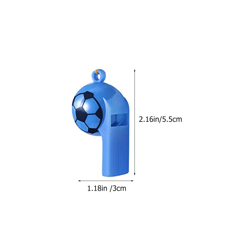 NOLITOY Soccer Whistle Plastic Training Whistle with Strap 5.5 X