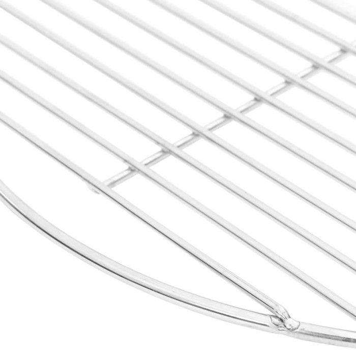 Grille de barbecue ronde Ø40 cm acier inoxydable 304