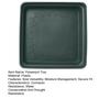 Yousheng Plant Saucer Square High Density Plastic Drip Tray Indoor Outdoor Garden Pots Overwatering Prevention Saucer
