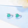 Todorova Pink Green Enamel Love Heart Clip On Earrings Without Piercing Women Earrings No Hole Ear Clip