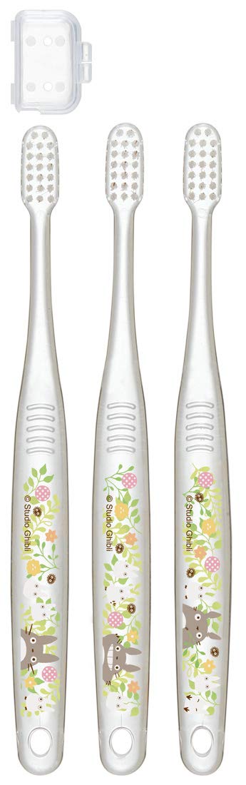 

Детские зубные щетки Skater для учеников начальной школы, мягкие, 3, Мой сосед и Ghibli (Возраст 6-12 лет), Прозрачный, Кисти, Тоторо, Растения, Дизайны, 15,5 см (TBCR6T)