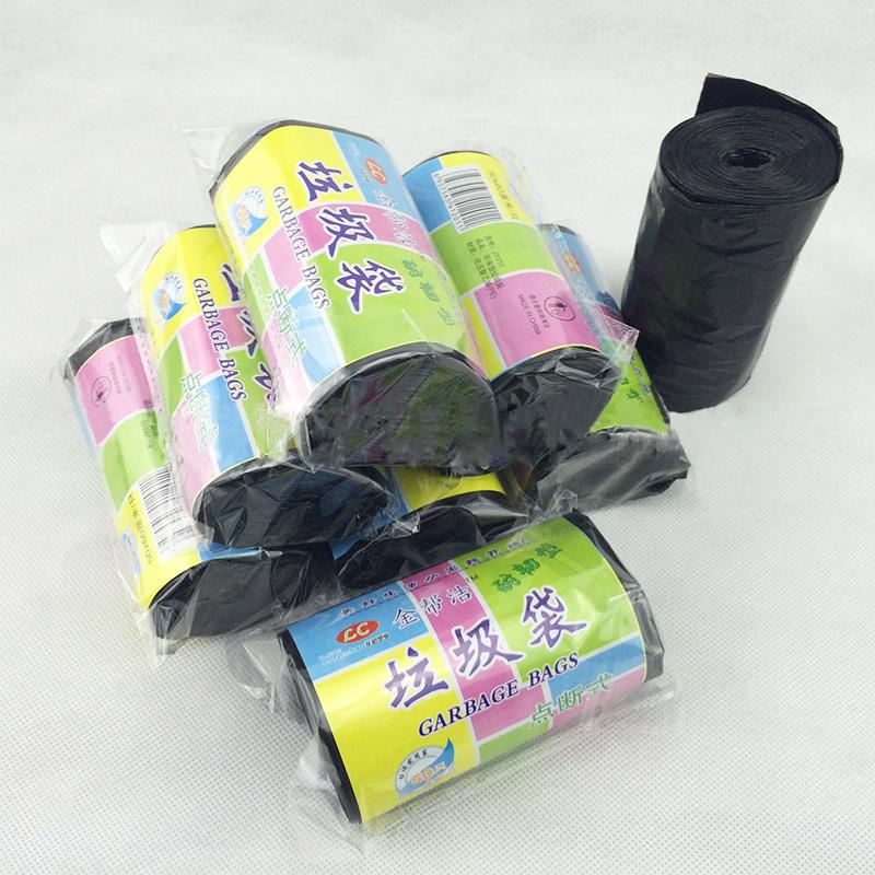 

Heavy-Duty Disposable Trash Bags 45x50cm, Colorful Plastic Kitchen Living Room Garbage Bags 110 Count 1pcs/A roll of 22 pcs чорний