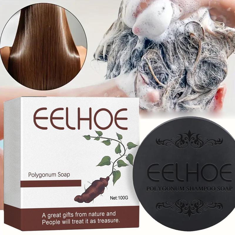 Polygonum Multiflorum Thunb Superseife Shampoo Kaltverfahrenseife Shampoo-Bar Reines Pflanzenshampoo Haarkur