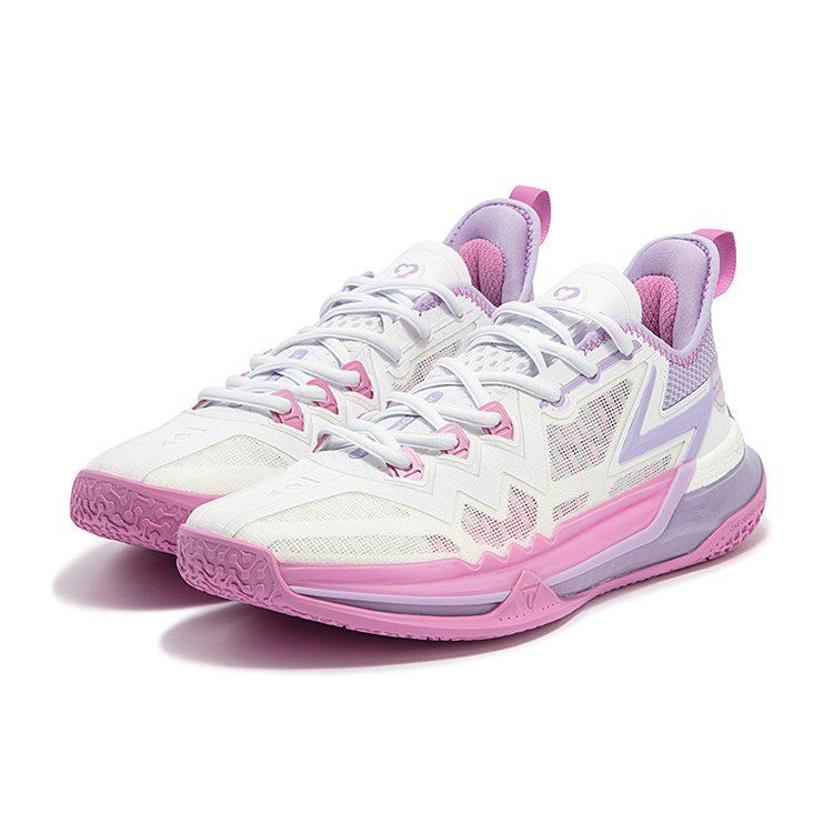 Scarpe da Basket 361 BIG3 Future da Uomo Basse 361 Degrees Bianco/Lavanda Digitale 672421116-5