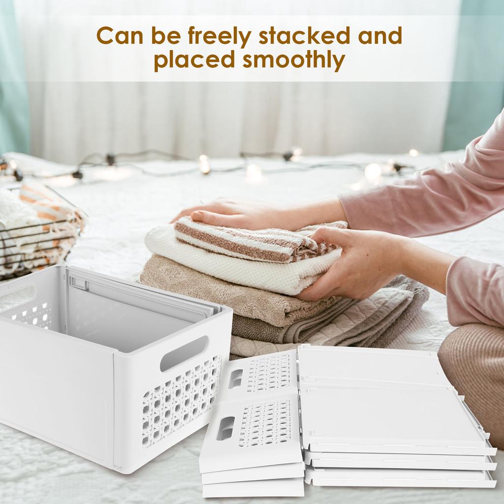 3Pcs Retractable Organizer Stackable Plastic Storage Boxes with Handles Multipurpose Drawer Organizer for Closet Pantry Cabinet