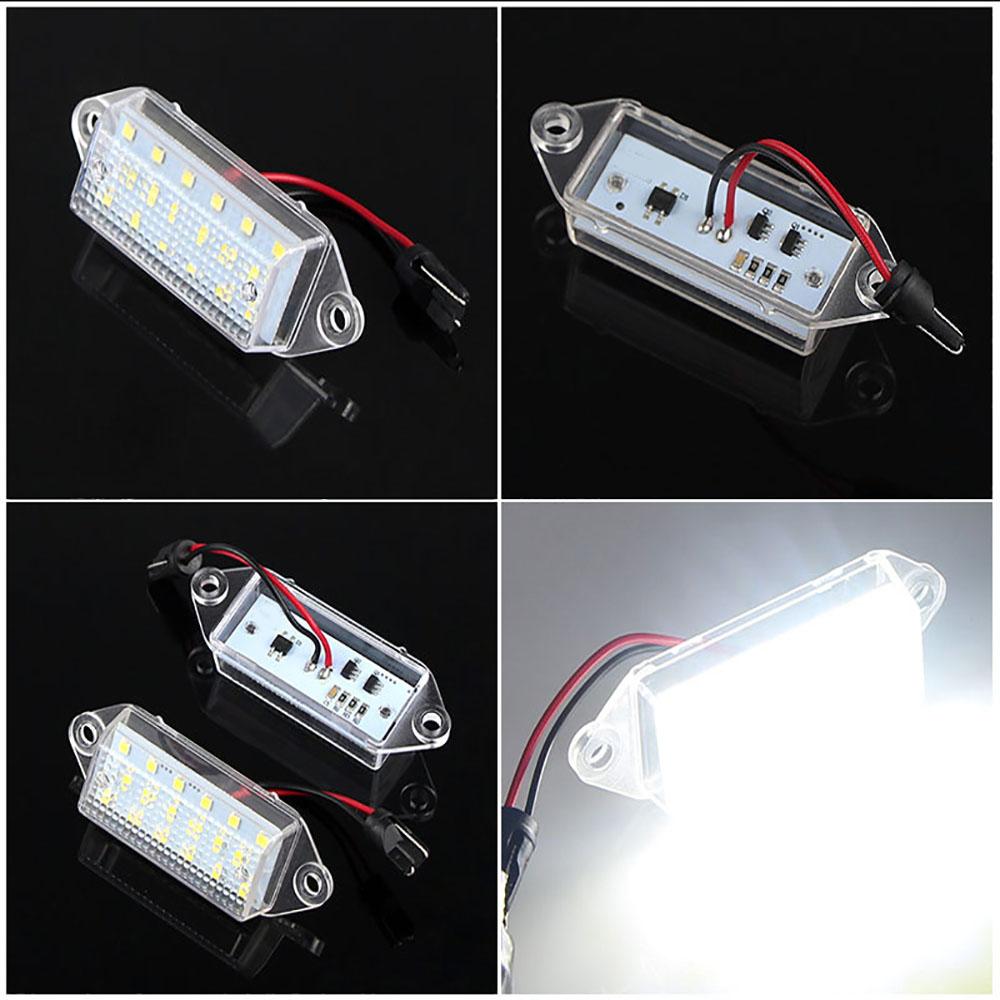 1 Pair White LED Licence Plate Light 8341A099 For Mitsubishi Lancer 2003-2017
