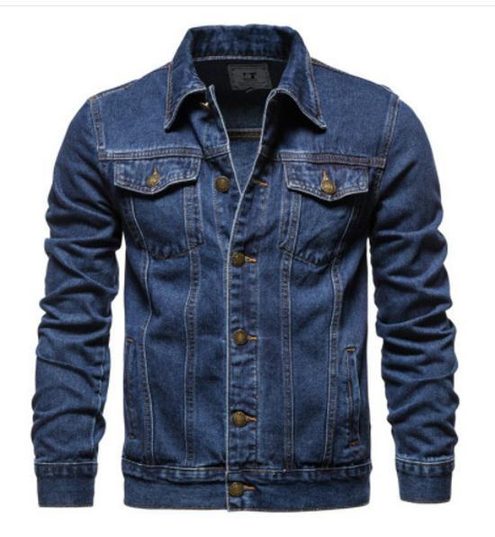 2023 Spring New Men's Slim Denim Jacket: Korean Style, Large Size Casual Coat