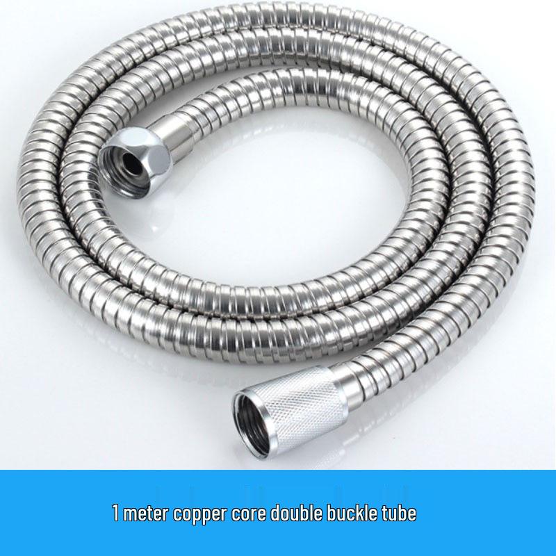 High-Pressure Stainless Steel Shower Hose - Explosion-Proof for Cold & Hot Water