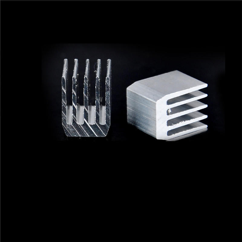10Pcs Aluminum Cooling 9X9X12Mm Heat Sink Ram Radiator Heatsink Cooler