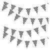 10m Longer Black and White Checkered Flag Theme Party Supplies Race Car Birthday Banner Decoration Birthday Decoration