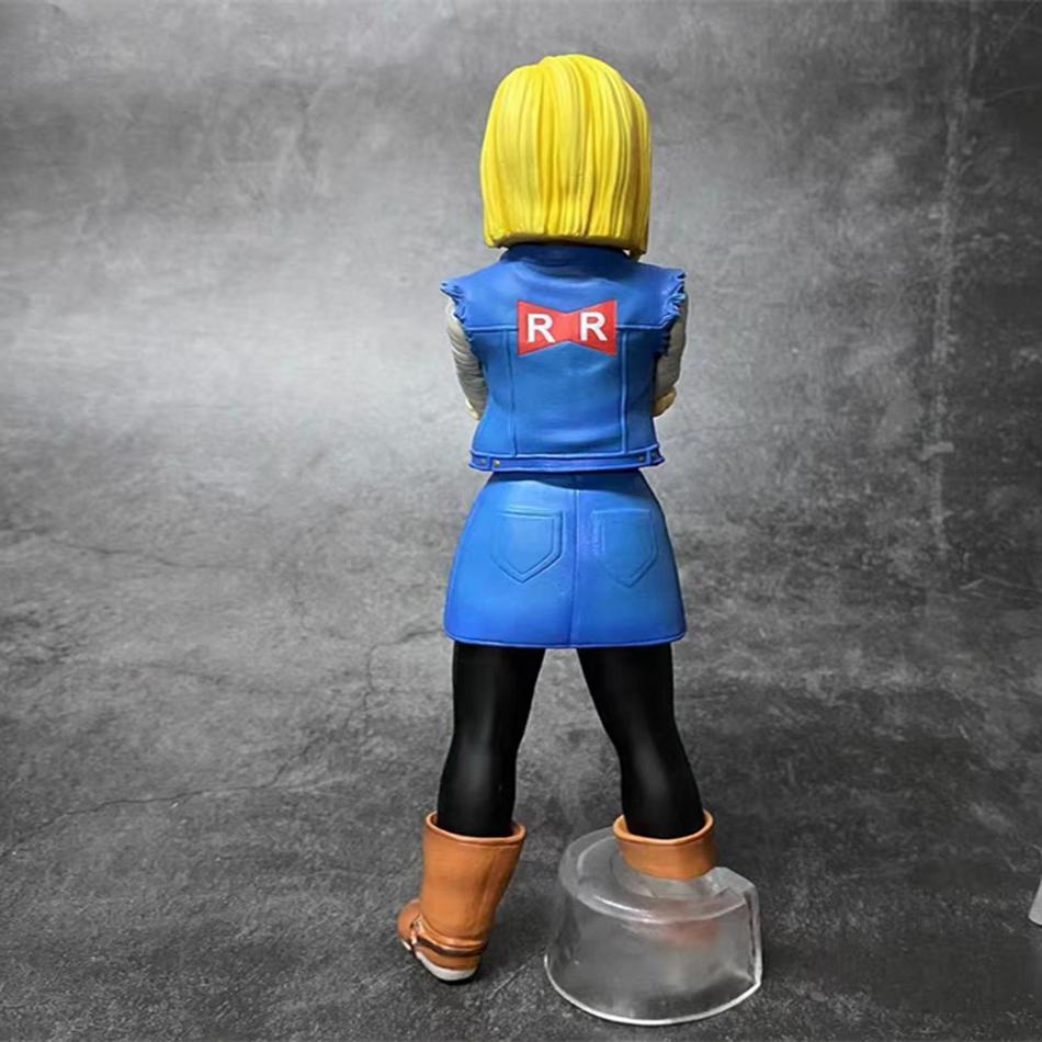 In Stock Android 17 18 Figure Dragon Ball Z Pvc 24Cm Action Figures Collection Model Toys For Children Christmas Gifts
