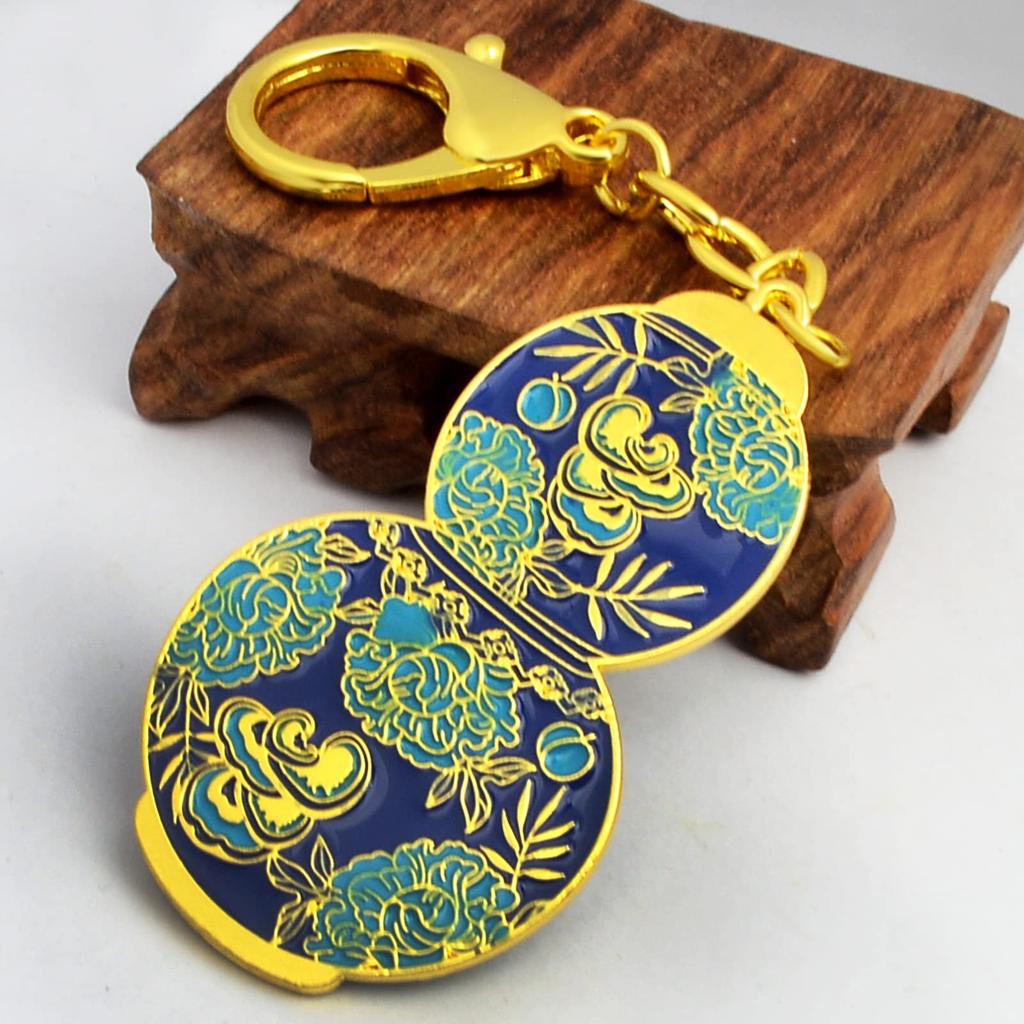 Isui Feng Shui Longevity Amulet Keychain Gourd Lucky Gift