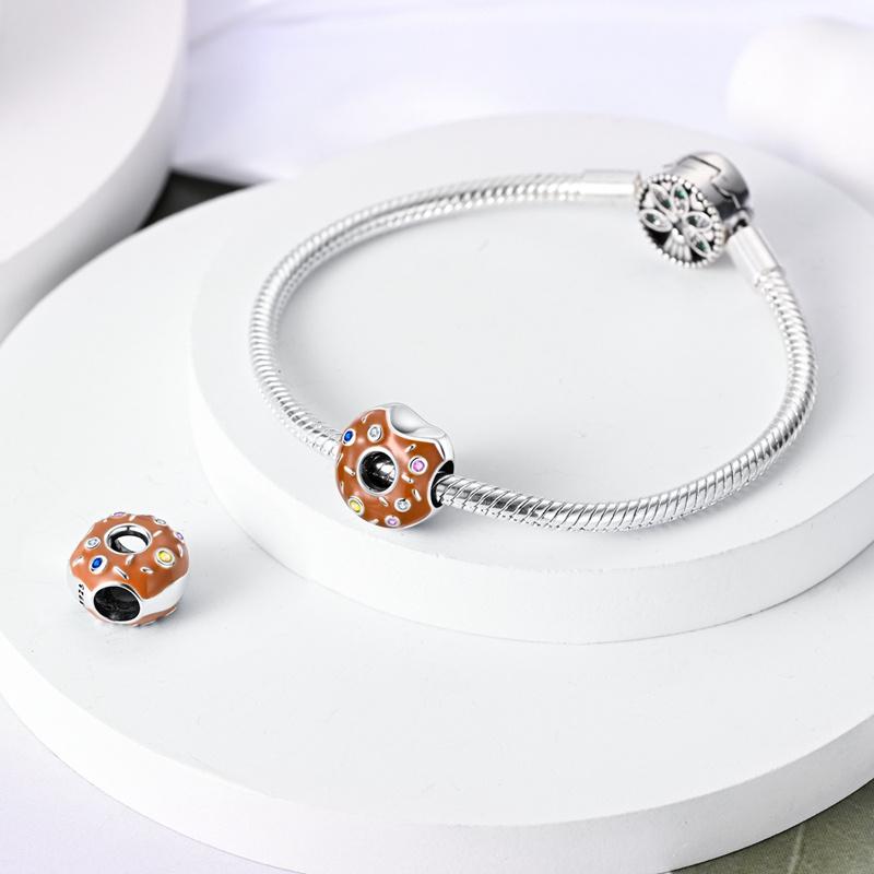 New Product Copper Color Coffee Afternoon Tea Perfume Series Charms Fit Pan Bracelet Diy Beads Woman Jewelry Deals