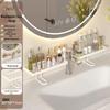 Bathroom Vanity Sink Stand with Storage Shelves and Faucet