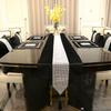 32*180cm with Tassels Wedding Party Supplies Rhinestones Luxury Velvet Diamante Sparkling Table Runner Table Palcemat
