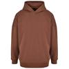 Build Your Brand Mens Oversized Cut-On Hoodie