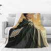 Levi Ackerman Blankets Soft Warm Flannel Throw Blanket Bedding for Bed Living room Picnic Travel Home Couch