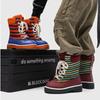 39-45 Stivali da Uomo di Alta Qualità Stivali con Plateau alla Moda Tendenza Scarpe da Uomo High Top Versatili Scarpe da Uomo con Suola Spessa Stile Tooling Botas